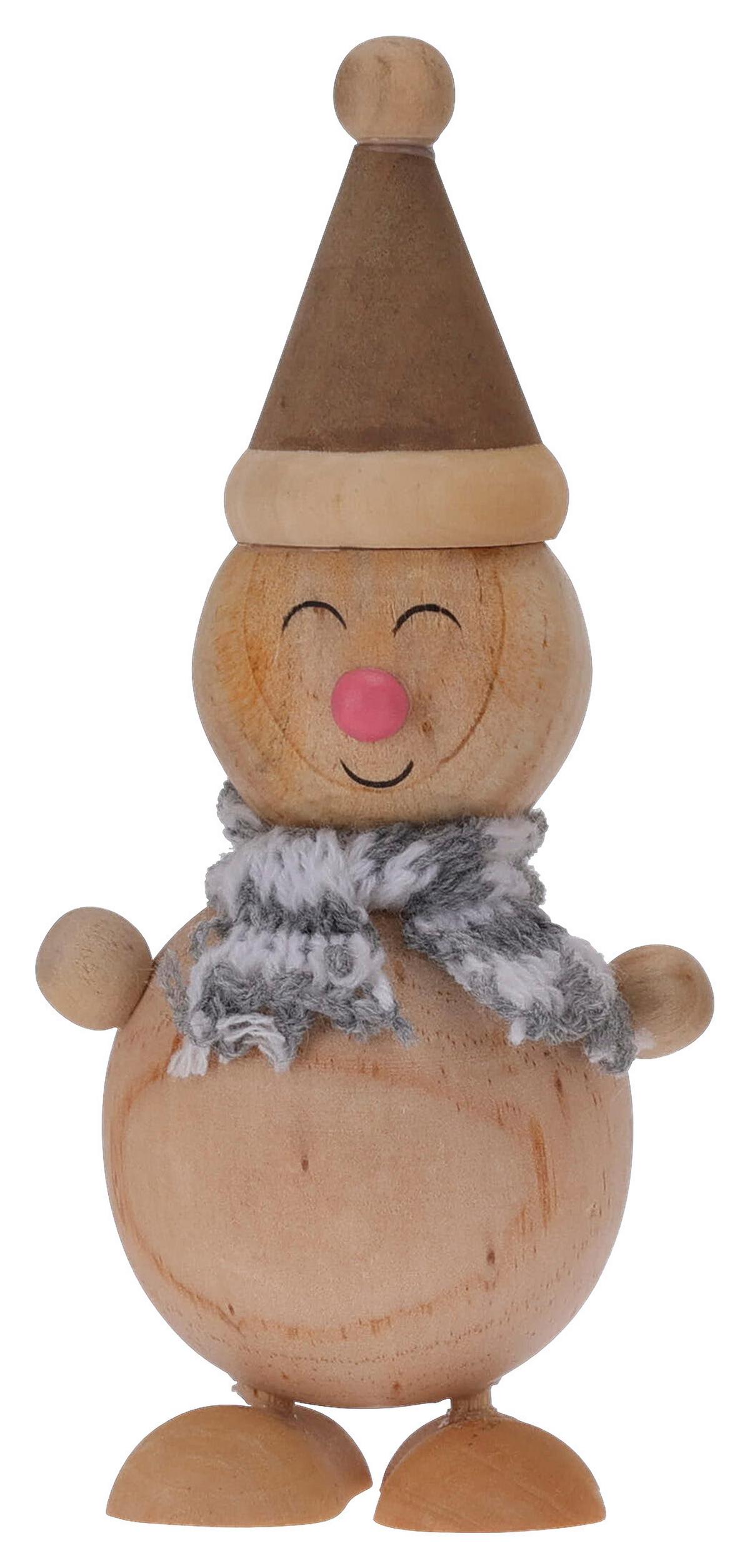 WEIHNACHTSFIGUR HOLZI - Multicolor, Naturmaterialien (6l)