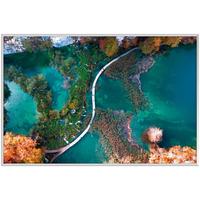 Keilrahmenbild Manolo Multicolor ca. 60x90cm - Weiss/Multicolor, Papier/Holzwerkstoff (60/90cm) - Modern Living