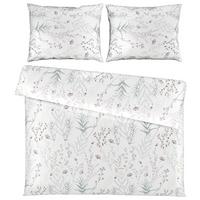 Bettwäsche Lina XXL Weiß ca. 200x220cm - Weiß, KONVENTIONELL, Textil (200/220cm) - Mömax