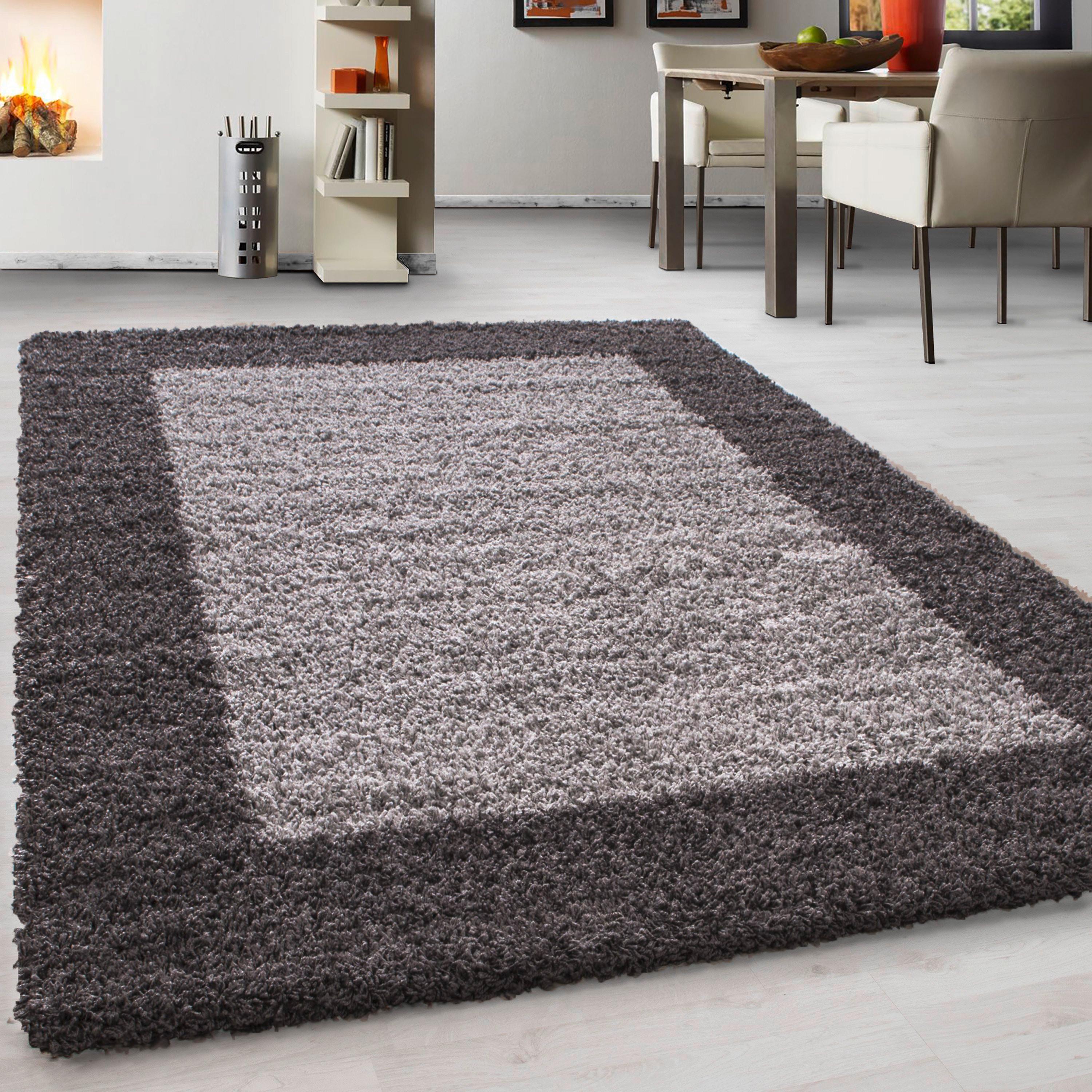 Hochflorteppich Life Grau ca. 80x250cm - Grau, KONVENTIONELL, Textil (80/250cm) - Novel