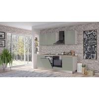 Blok Kuhinja S Aparatima Gilda Gola - bijela/zelena, Moderno, drvni materijal/drvo (240/216/60cm) - Modern Living