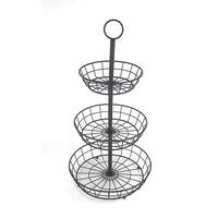 Obstschale Big aus Eisen in Schwarz - Schwarz, Modern, Metall (32,5/62cm) - Mömax