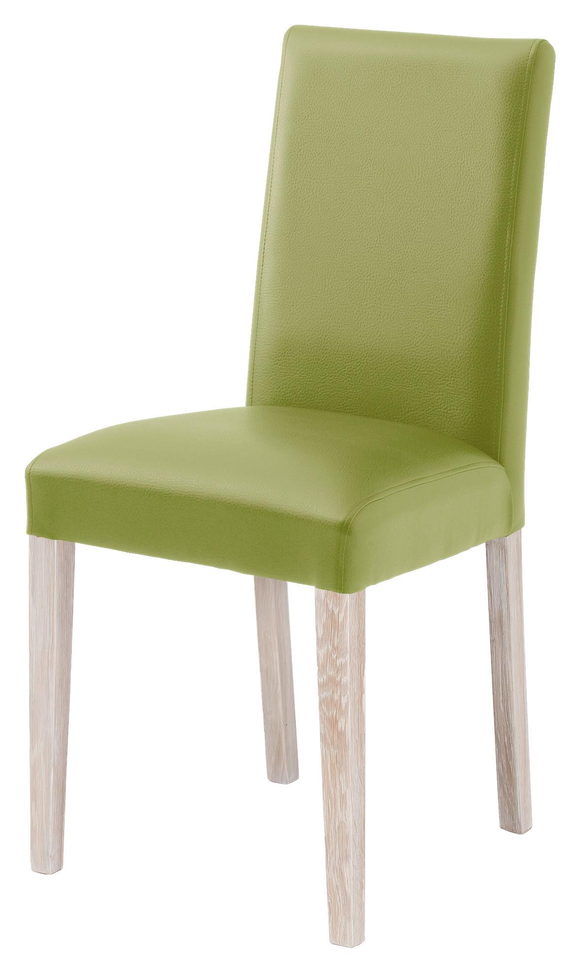 KRZESŁO FIX - zielony/kolor dębu sonoma, Konventionell, tkanina/drewno (44/92/57cm) - Carryhome