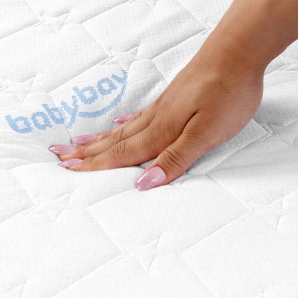 MATERAC MEDITEX WAVE - niebieski, Basics, tkanina (105/6/57,5cm) - Babybay