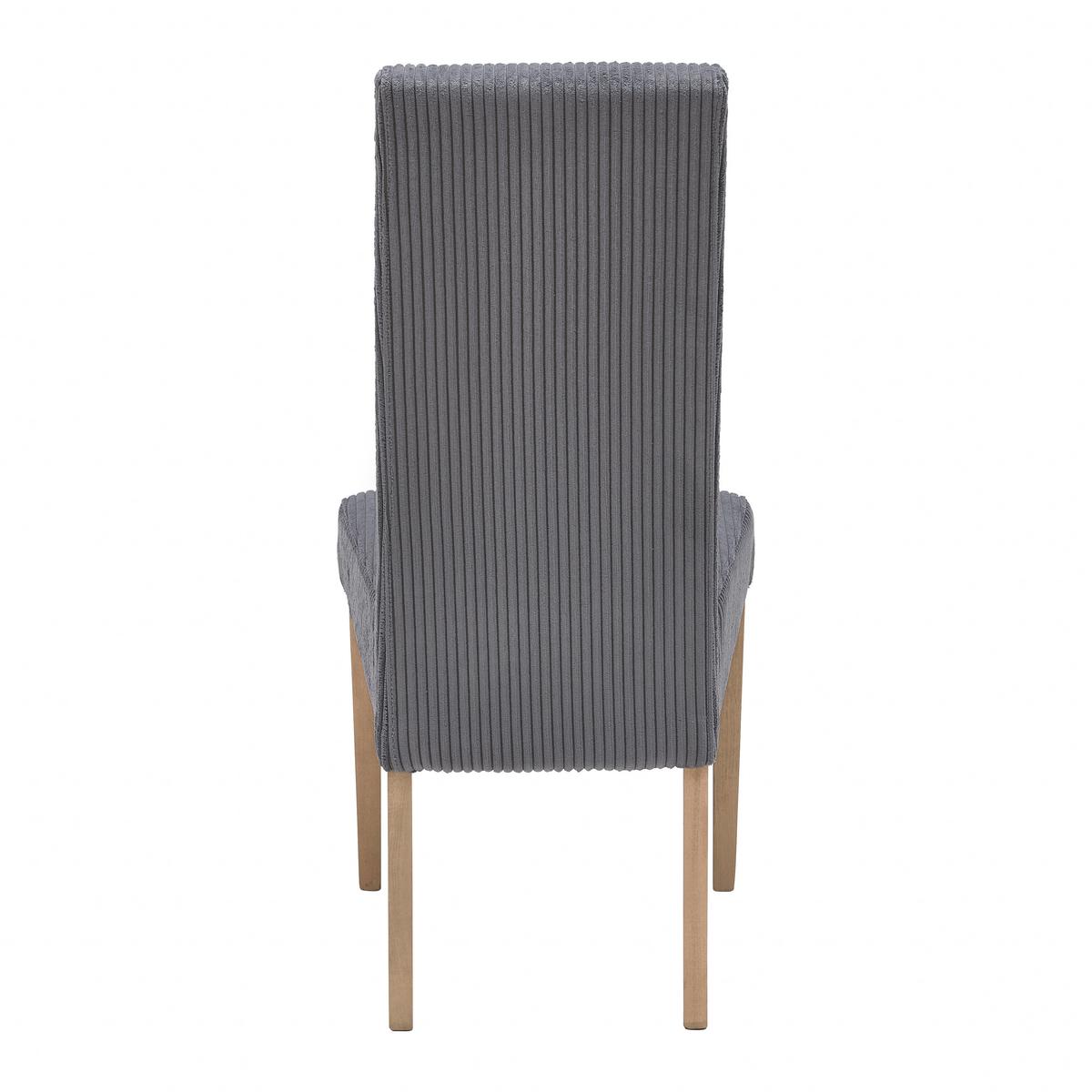 Stuhl Roko Grau - Eichefarben/Grau, Modern, Holz/Textil (46/101/62cm) - Mömax