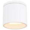 Außendeckenleuchte Alcala max. 11 Watt - Klar/Weiß, Basics, Glas/Metall (10,8/9,6cm) - Globo