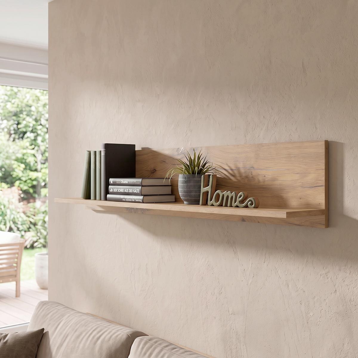 Poliță De Perete Auris - Modern, material pe bază de lemn (135/25/25cm) - Modern Living