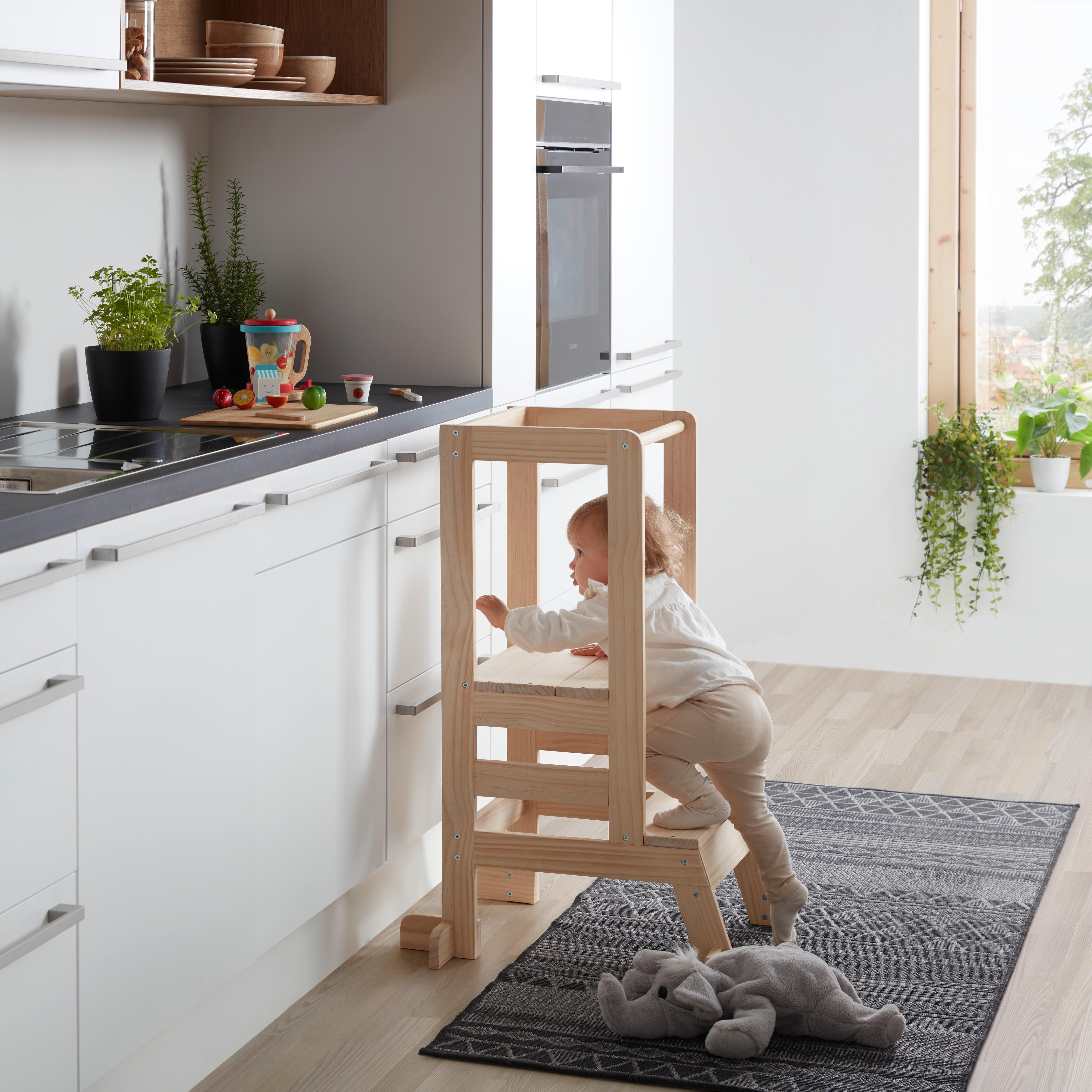 INLÄRNINGSTORN EMMY - naturfärgad, Klassisk, trä (39/90/51cm) - Mömax