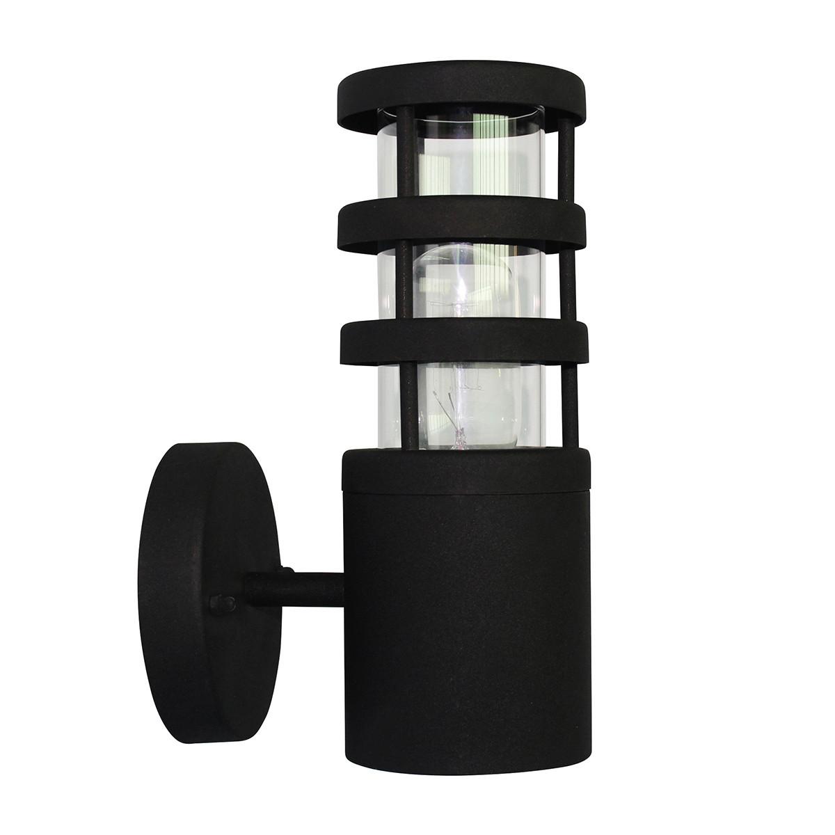 Kültéri Falilámpa Hornbaek-W1 - fekete, Design, fém (15/9/24,5cm) - Elstead Lighting