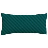 Kopfpolsterbezug Woven Satin Petrol/Dunkelgrün ca. 40x80cm - Dunkelgrün/Petrol, Basics, Textil (40/80cm) - Schlafgut