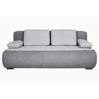 Trosjed Na Razvlačenje Aruba - sivo-bijela/siva, Moderno, drvni materijal/tekstil (208/83/97cm) - Based