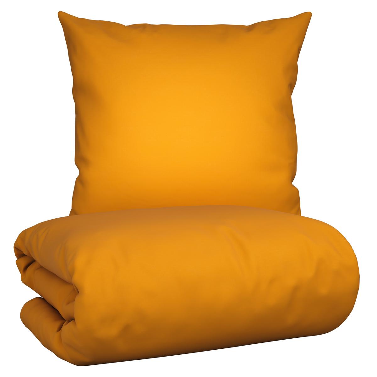 Bettwäsche Iris in Gelb ca. 135x200cm - Gelb, MODERN, Textil (135/200cm) - Modern Living