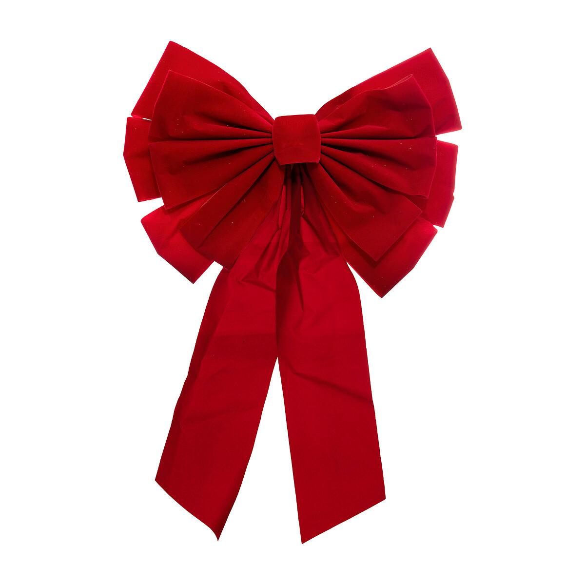 Dekorativna Mašna Bow 40x60cm - crvena, Basics, tekstil/plastika (40/60/5cm)