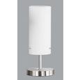 Asztali Lámpa M5927011-07 - Nikkel/Fehér, modern, Üveg/Fém (12/38cm) - Mömax modern living