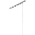 Schleuderstab Grip Silber aus Aluminium - Silberfarben, Metall (100cm) - Mömax modern living Schleuderstab Grip Silber aus Aluminium - Silberfarben, Metall (100cm) - Mömax modern living
