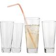 Longdrinkglas Sam ca. 380ml, 4 Tlg. - Klar, KONVENTIONELL, Glas - MÖMAX modern living