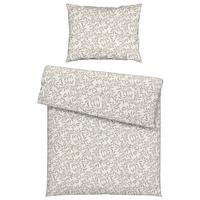 Ágyneműhuzat-garnitúra Tiffany - taupe/fehér, Konventionell, textil (140/200cm) - Modern Living