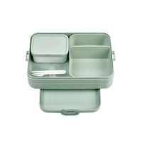 PUDEŁKO NA LUNCH BENTO 107635694700 - szałwiowy, Konventionell, tworzywo sztuczne (25,5/17/6,5cm) - Mepal