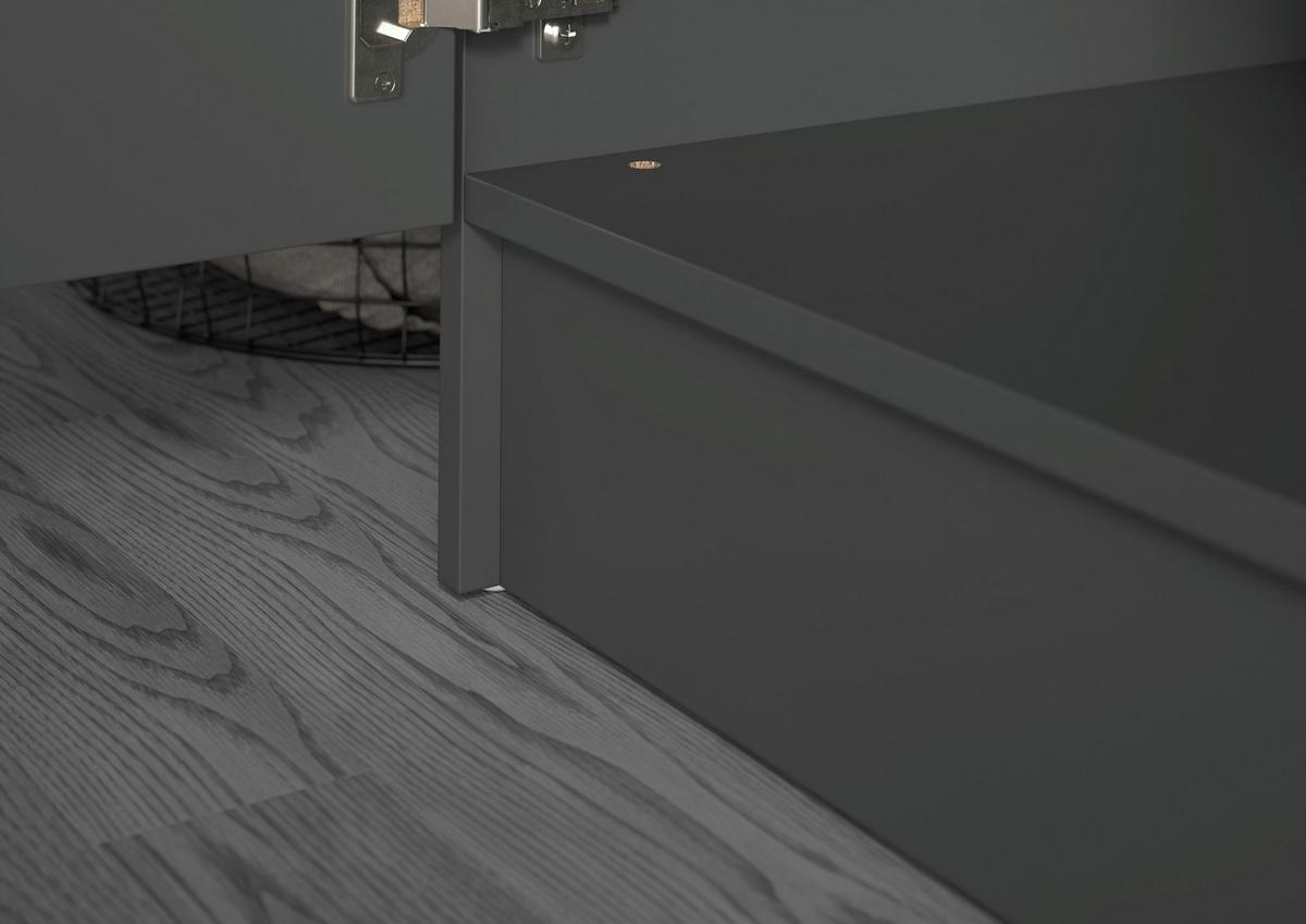 Hauswirtschaftsraum Free Anthrazit - Anthrazit, Basics, Holzwerkstoff (242/195/68cm) - MID.YOU