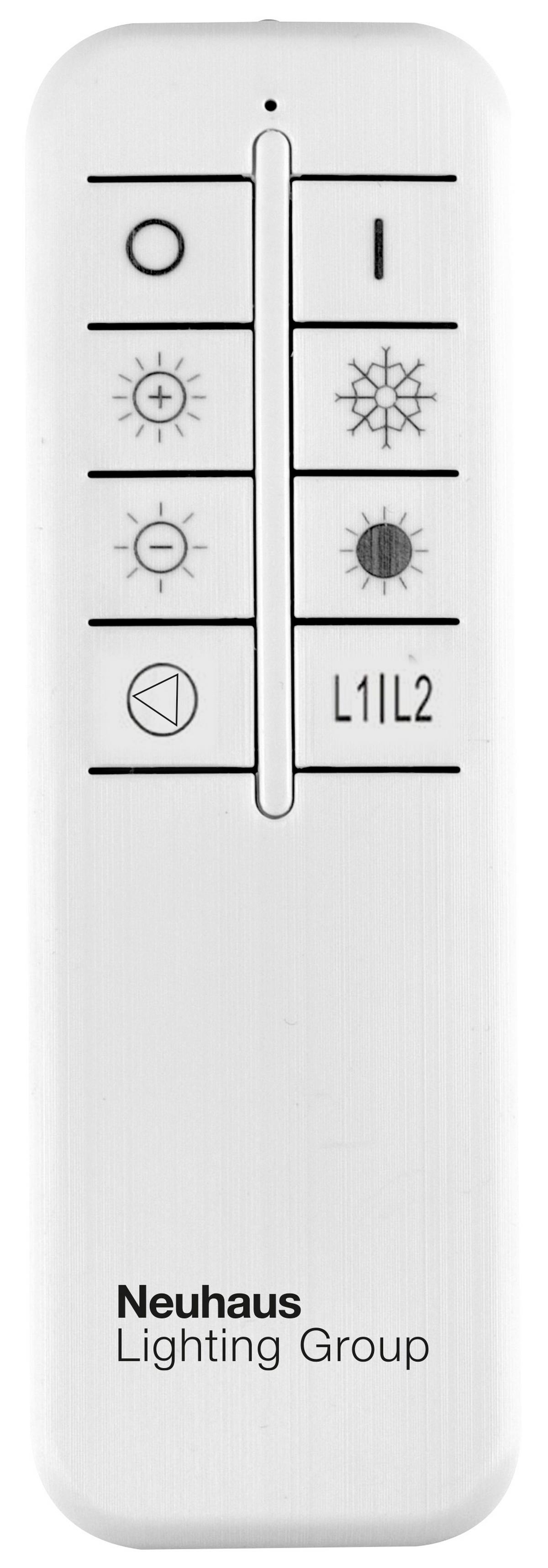Stropna Led-svetilka Asmin, Srebrna, 2 X 16,5 W - srebrne barve, kovina/umetna masa (60/60/5,3cm)