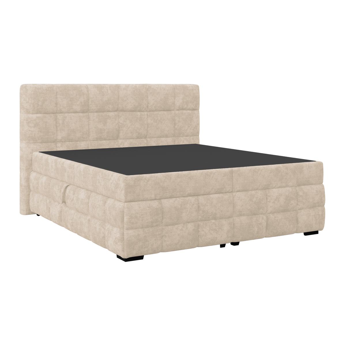 PAT BOX VEGA - alb/verde, Trend, lemn/textil (160/200cm) - Modern Living