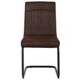 Schwingstuhl in Braun - Schwarz/Braun, LIFESTYLE, Textil/Metall (46/89,5/58,5cm) - Mömax modern living Schwingstuhl in Braun - Schwarz/Braun, LIFESTYLE, Textil/Metall (46/89,5/58,5cm) - Mömax modern living