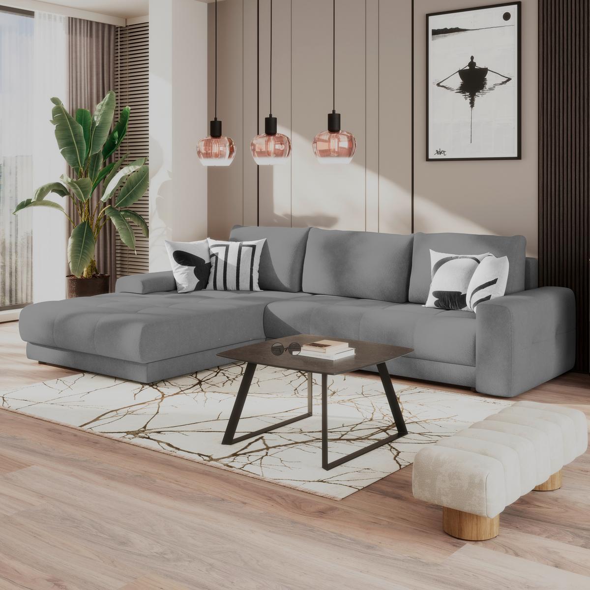 COLțAR - gri închis, Trend, textil (213/308cm) - Luca Bessoni