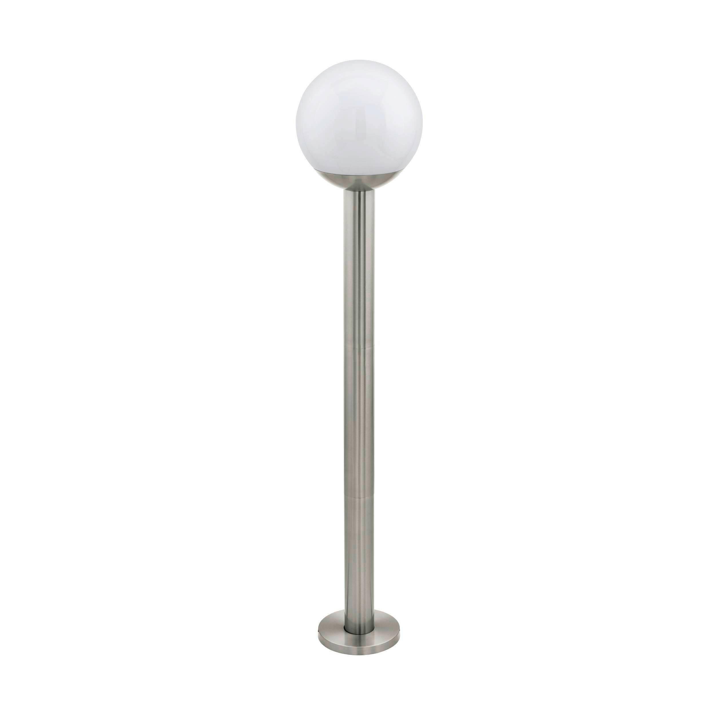 Wegeleuchte 900267* Nisia-Z - Weiss/Edelstahlfarben, Basics, Kunststoff/Metall (20/98cm) - Eglo