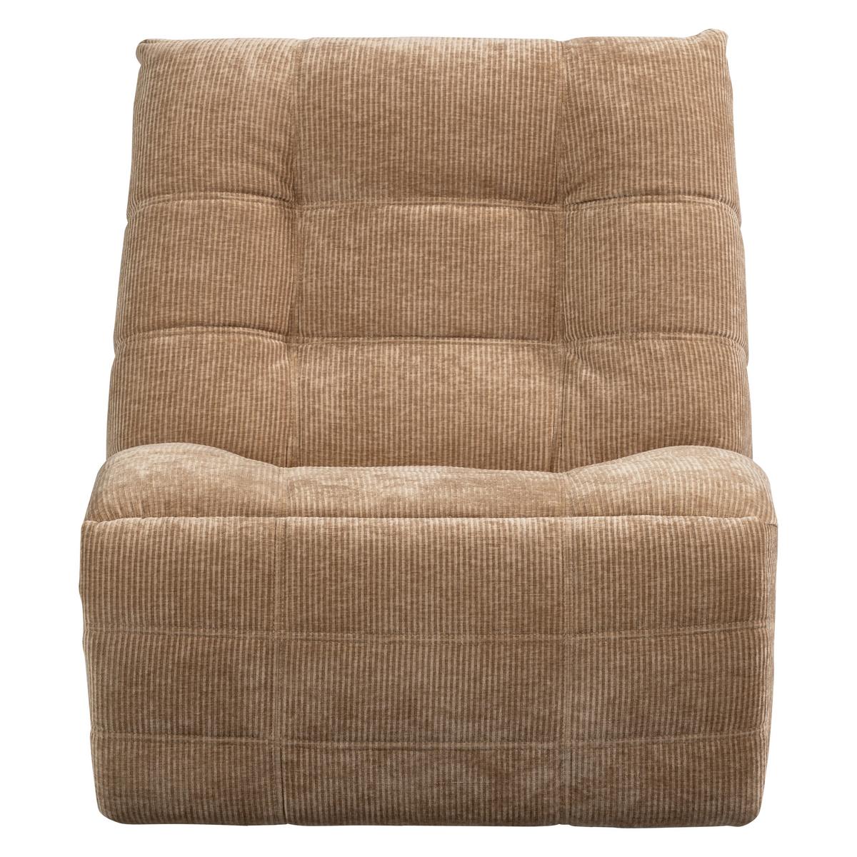 RELAXSESSEL Hein Hellbraun B: 98cm - Hellbraun, Design, Textil (98/94/83cm) - Livetastic