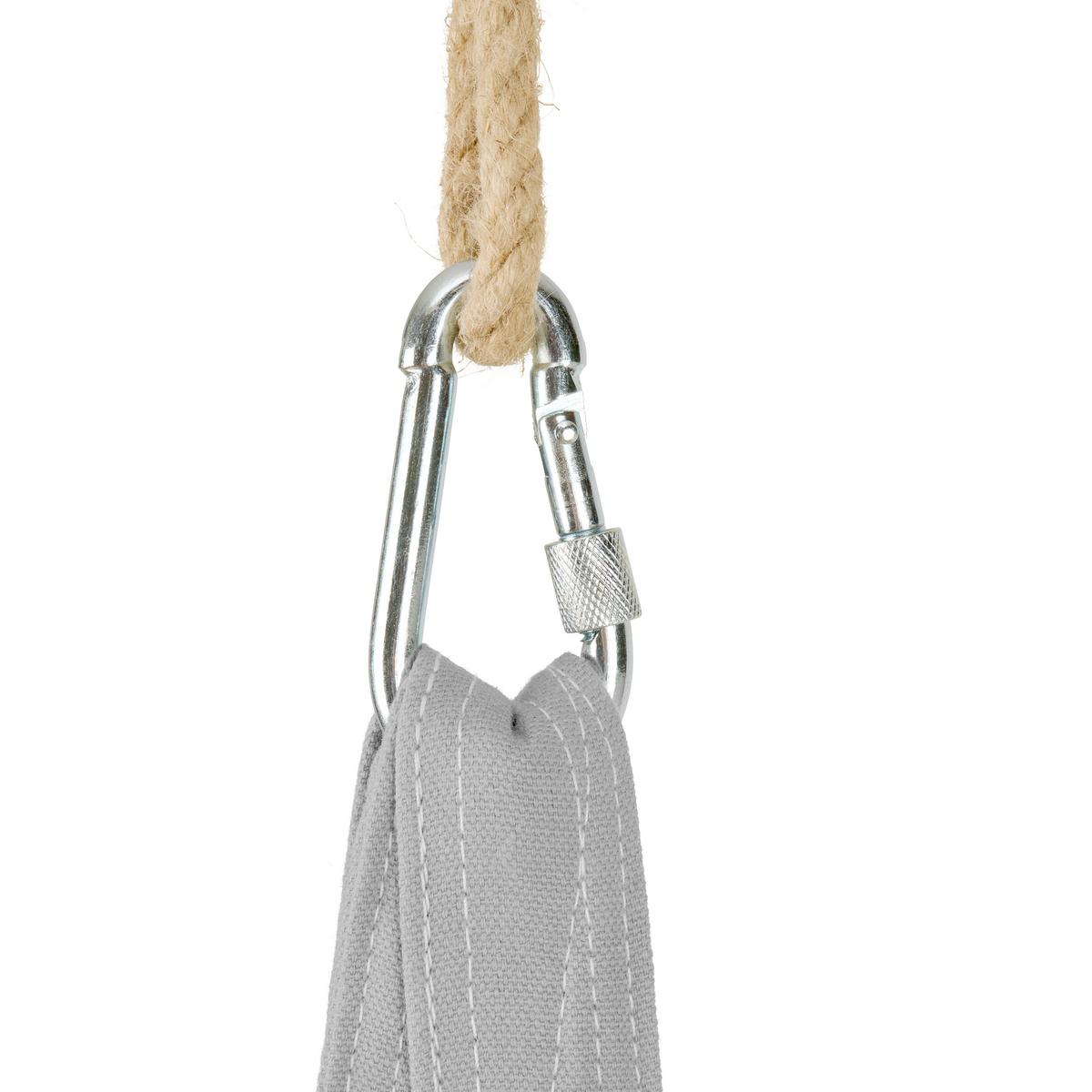WISZĄCY WOREK DO SIEDZENIA PODDY - szary, Trend, tworzywo sztuczne/metal (70/150cm) - My Baby Lou