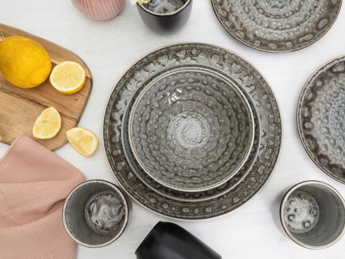 Kombinirani Servis Villa Romana Stein, 16-Delni - siva, Konvencionalno, keramika - Creatable