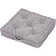 Sitzkissen Ninix in Grau, ca. 40x40x10cm - Grau, Textil (40/40/10cm) - MÖMAX modern living