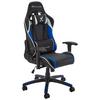 Gamingsessel Agility ca. 55x113x62,5cm Blau/Schwarz - Blau/Schwarz, MODERN, Kunststoff/Textil (55/113/62,5cm) - X Rocker