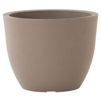 Pflanzentopf Taupe - Taupe, Basics, Kunststoff (50/38,5cm) - Siena Garden