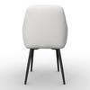 STOL MED ARMSTÖD ALANI - svart/cremefärgad, Modern, metall/textil (60/82,5/58cm) - Bessagi Home