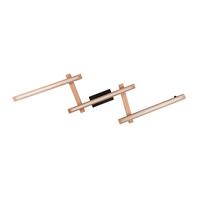 LED-Deckenleuchte Bellari Naturfarben max. 36 Watt - Naturfarben, Basics, Holz (180/13/10cm) - Trio Leuchten