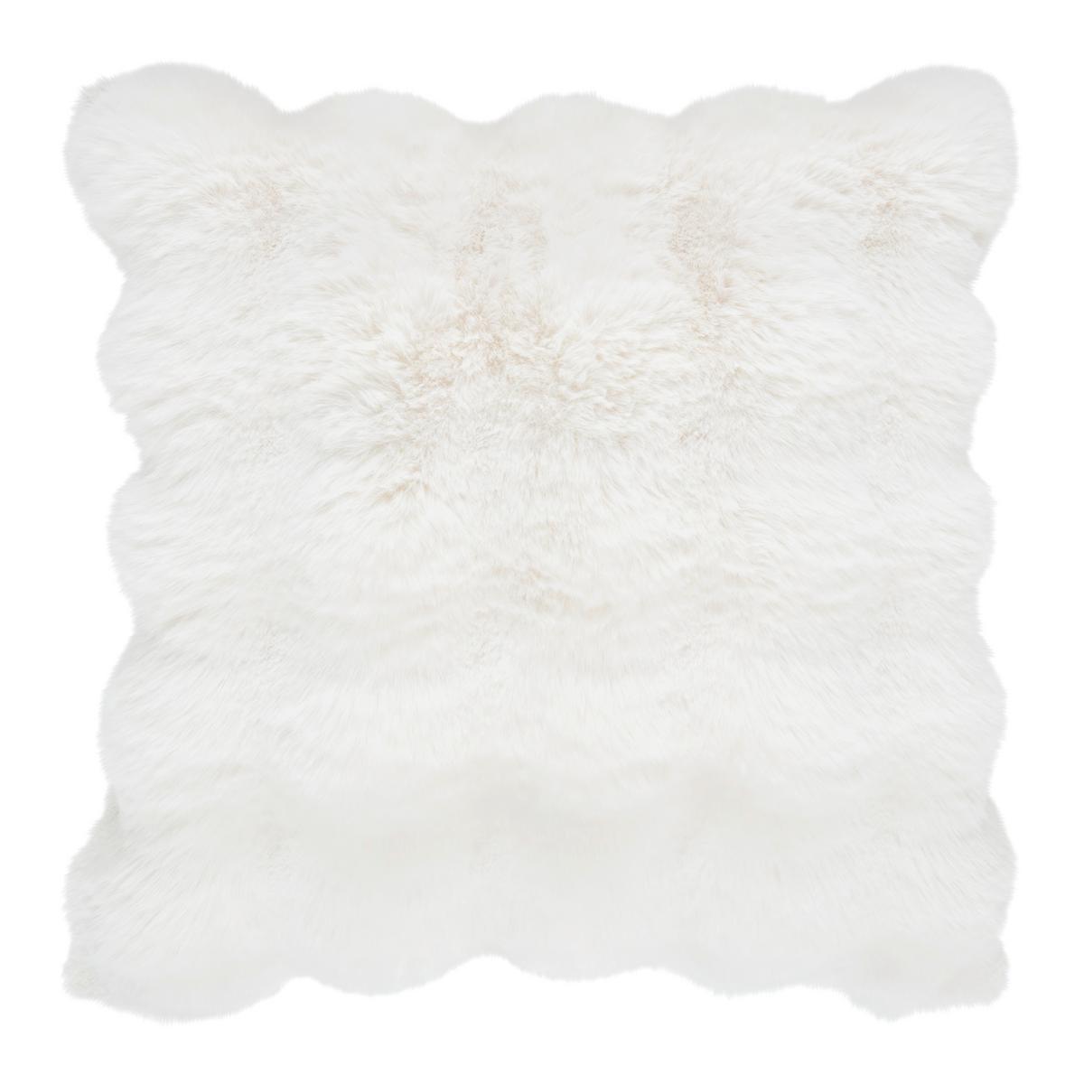 Fellkissen Bela Naturfarben ca. 45x45cm - Naturfarben, MODERN, Textil (45/45cm) - Premium Living