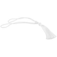 Raffhalter Kordel in Weiss - Weiss, Textil (58cm) - Modern Living
