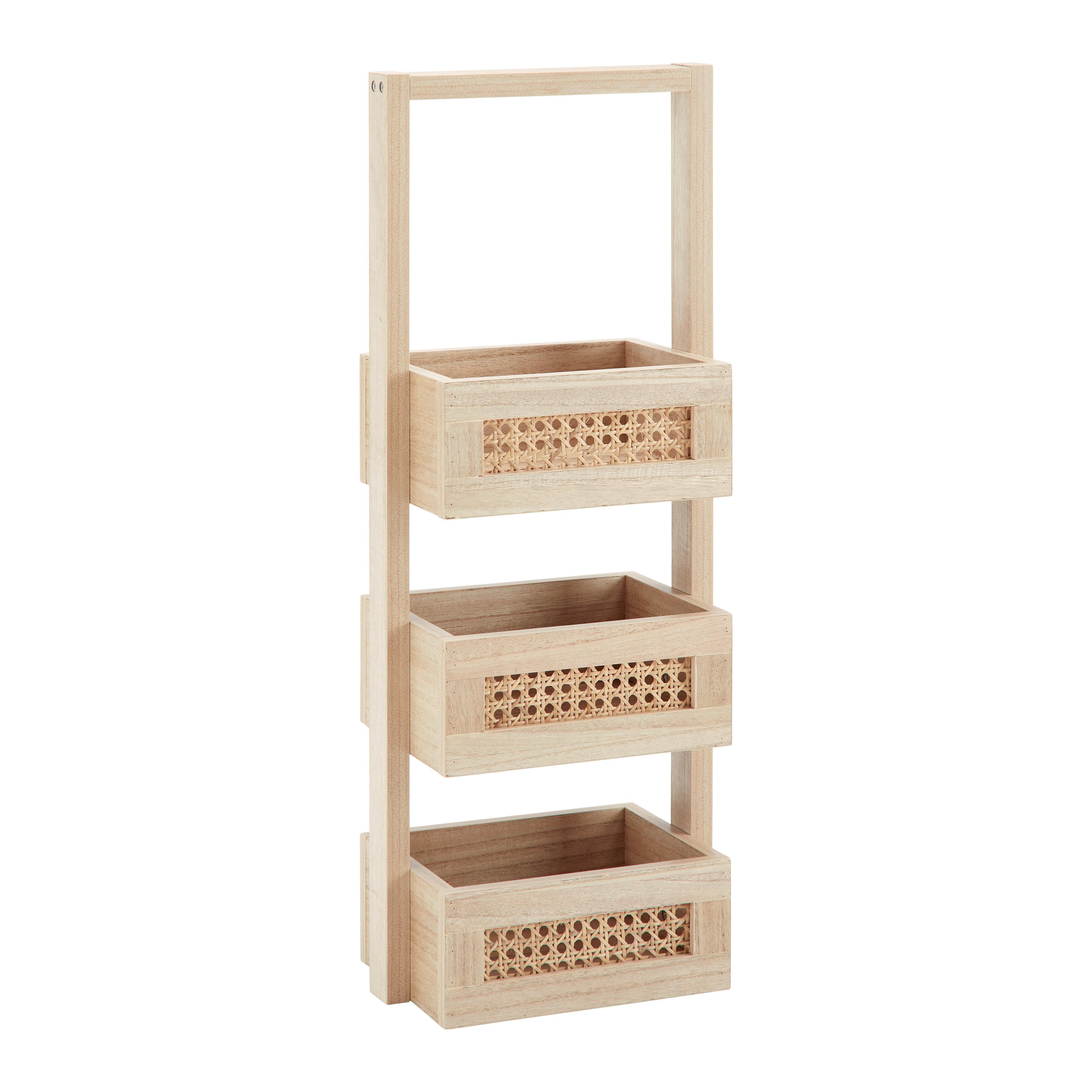 Regal Denis Naturfarben Echtholz/MDF - Naturfarben, MODERN, Holz/Holzwerkstoff (26,5/70,5/18cm) - Bessagi Home