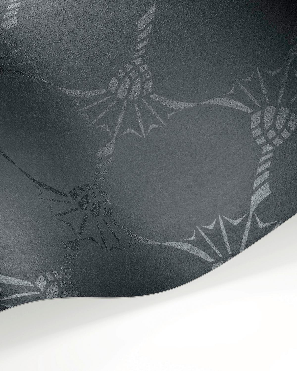 TAPETA WŁÓKNINOWA JOOP! CORNFLOWER - ciemnoszary, Design, tkanina (53/1005cm) - Joop!