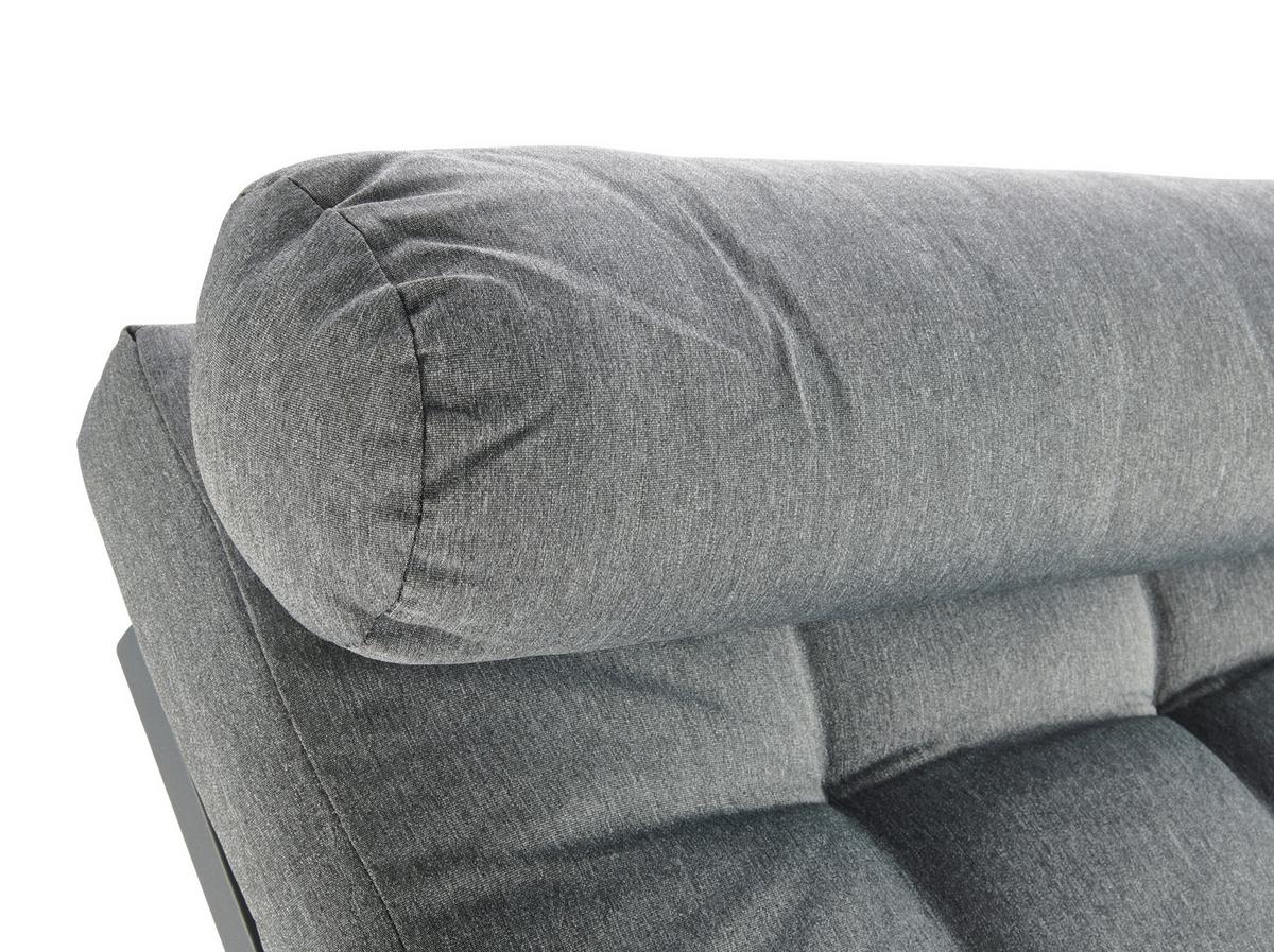 Gartenliege in Grau - Grau, Modern, Textil/Metall (199/40/67cm) - Mömax