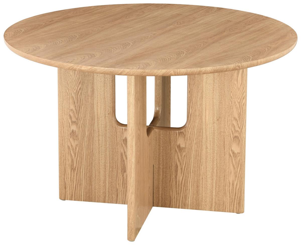 Jedilna Miza Levi, Barva Hrasta, Ø 120 - barve hrasta, Moderno, leseni material/les (120/75cm) - Livetastic