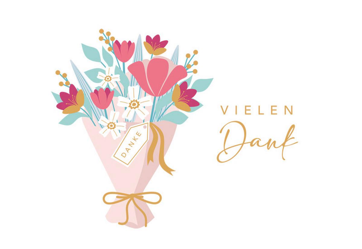 Klappkarte Kupfergold Multicolor - Basics, Papier (18/13cm)