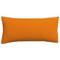 Kopfpolsterbezug Woven Satin Gelb/Rot ca. 40x80cm - Gelb/Rot, Basics, Textil (40/80cm) - Schlafgut