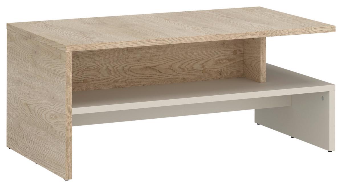 Stolić Meolo - kašmir/boje hrasta, Moderno, drvni materijal (100/45,5/66cm) - Modern Living