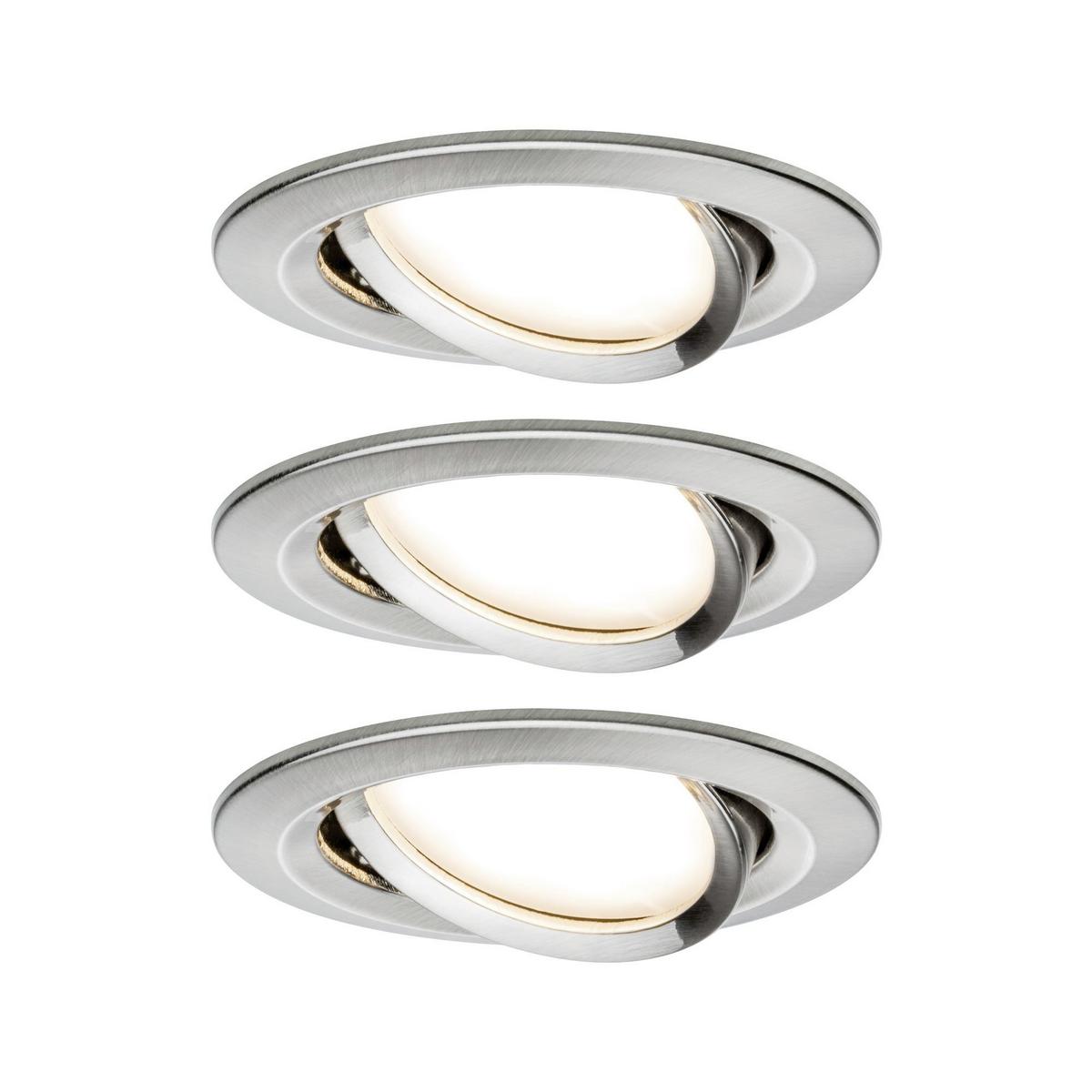 Deckenleuchte Nova in Alufarben max. 6,5 Watt - Basics (8,4cm) - Paulmann