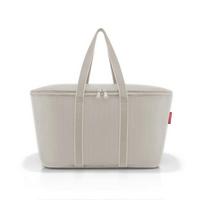 TORBA CHŁODZĄCA COOLERBAG HERRINGBONE SAND - beżowy, Modern, tkanina (44.5/24.5/25cm) - Reisenthel