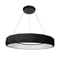 Hängeleuchte Lp-8069/1p Led Bk_reus - Schwarz, Design, Metall (60/100cm)