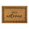 FUSSMATTE HELLO-WELCOME - Naturfarben, MODERN, Naturmaterialien (40/60cm) - Modern Living