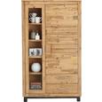 Vitrina Aruba - siva/srebrna, Konvencionalno, kovina/les (110/190/45cm) - Zandiara Vitrina Aruba - siva/srebrna, Konvencionalno, kovina/les (110/190/45cm) - Zandiara